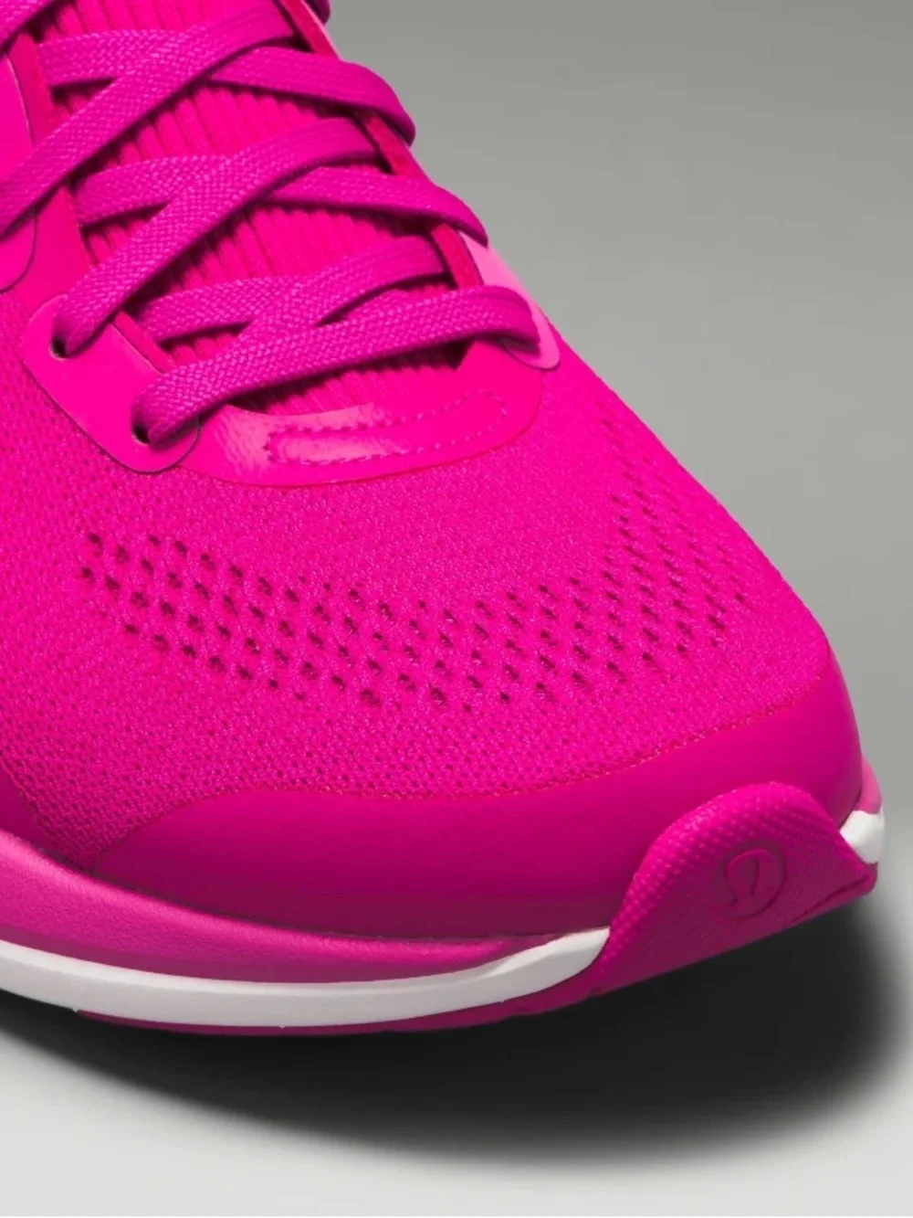 lululemon athletica Women's Vibrant Magenta Knit High-Top Sneakers